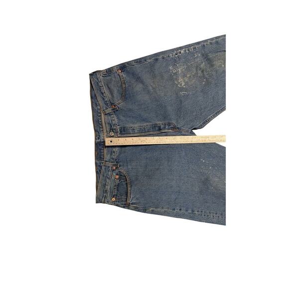 1999 Levis 501 Jeans Mens 40x30 Denim Button Fly Made USA Straight Leg 90s 497 - Picture 3 of 12